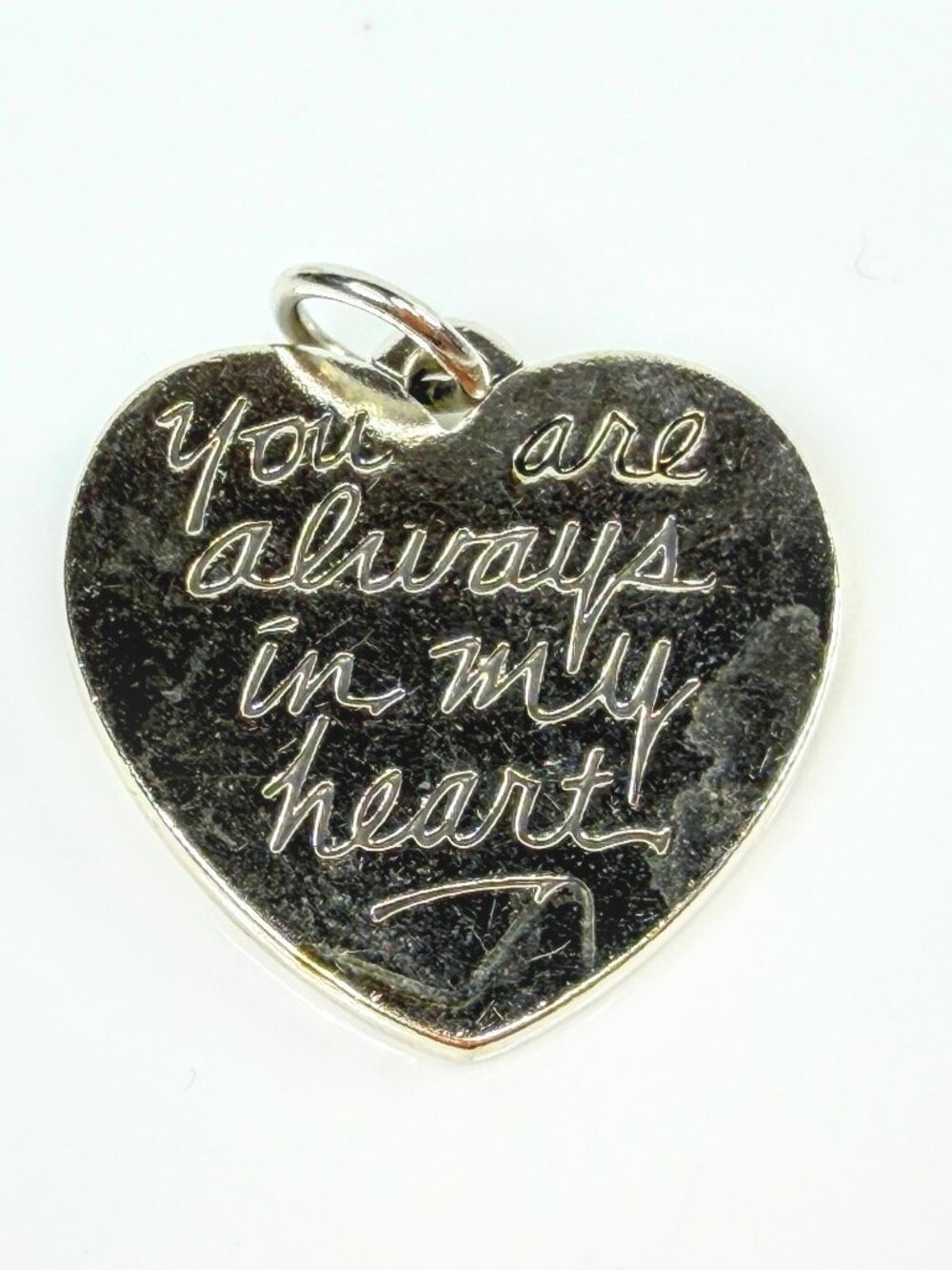 James Avery Sterling Silver You Are Always in My Heart Charm 5.1g JR2109
